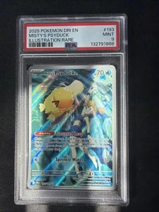 2025 Pokemon Destined Rivals Misty’s Psyduck Illustration Rare PSA 9 #193 - Picture 1 of 2