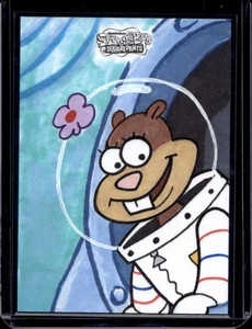 2025 Topps Chrome SpongeBob Sandy Cheeks 1/1 Sketch Card Ted Dastick Jr Auto - Picture 1 of 2