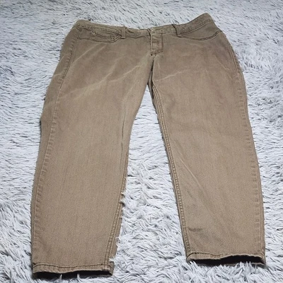 Pantalones de mezclilla informales verdes calce recto a.n.a para mujer 16p 16 Petite A New Approach Foto 1 de 4