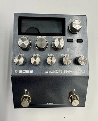 Boss IR-200 Amp & IR Cabinet Guitar Bass Pedal W/ Box and Manual no Power Supply - Image 1 of 4