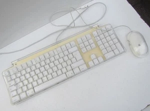 Vintage Apple Pro USB UK Tastatur M7803 & Apple USB M5769 Maus - Bild 1 von 8