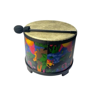 REMO Niños Percusión Selva Lluviosa Tema Selva 10" Piso Tom Tambor Con Mazo Foto 1 de 4