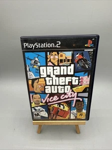 Grand Theft Auto: Vice City (PS2, 2002) nur Disc in Originalhülle - getestet - Bild 1 von 3
