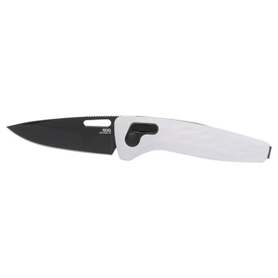 SOG Knives One-Zero XR 12-73-05-57 White Aluminum S35VN Stainless Pocket Knife - Image 1 of 4