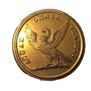 The Buchanan Family Crest Livery Button . 25mm (AO 102) - Picture 1 of 5