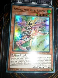YU-GI-OH! SR MADEMOISELLE MAJESTE VERITABLE DRACOGICIENNE FIGA-FR052 NEUF ED 1 - Picture 1 of 1
