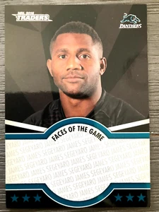 2016 NRL TRADERS 'FACES OF THE GAME' TRADING CARD - JAMES SEGEYARO/PANTHERS - Picture 1 of 1