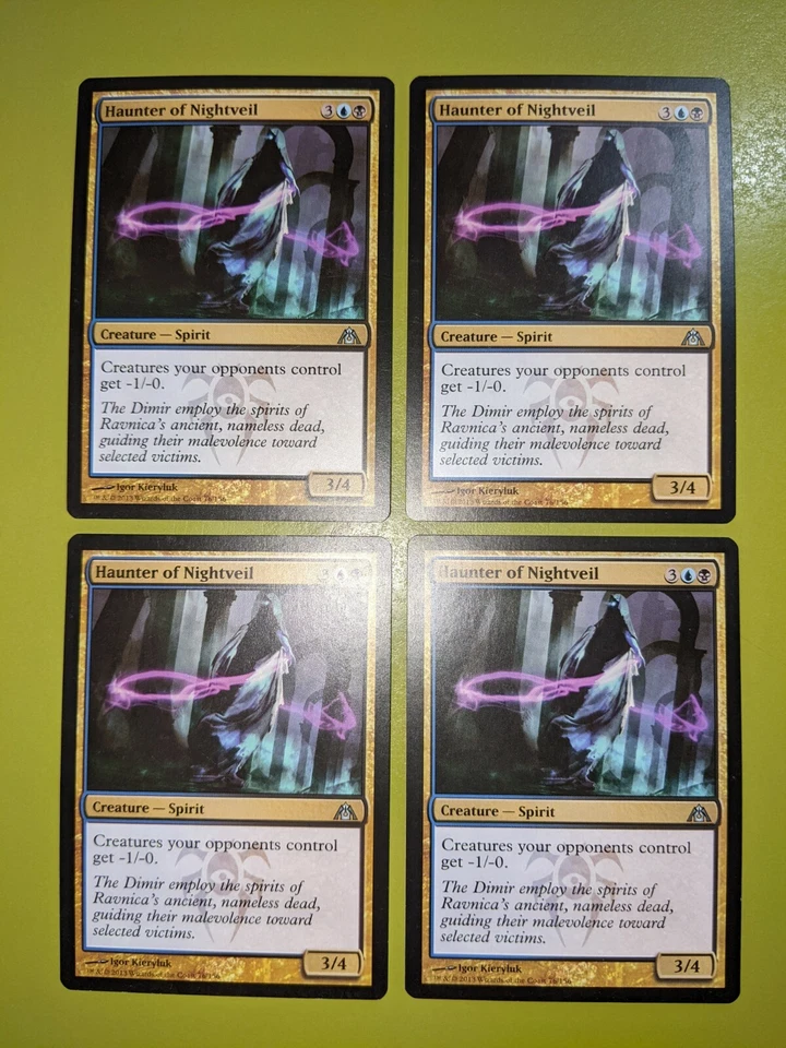 Haunter of Nightveil x4 Dragon's Maze 4x Playset Magic the Gathering MTG - Image 1 of 1