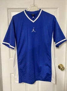 Nike Air Jordan Jumpman Felpa Manica Corta Blu Royal Bianco Uomo Taglia L - Foto 1 di 6