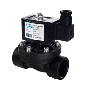 FSA Magnetventil Kunststoff PA6 1" 12V DC 0-6 bar NBR stromlos geschlossen - Bild 1 von 7