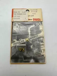 Cal Scale Ho parti super di dettaglio #190-238 targhette numeriche PRR NOS - Foto 1 di 2