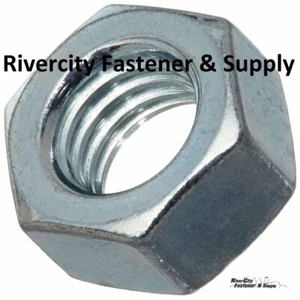 M10-1.5 Left Hand Thread Steel Nut M10x1.5 Nuts 10mm x 1.5 Reverse Thread Nuts - Picture 1 of 8
