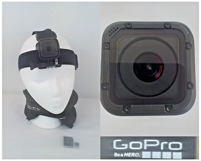 GoPro Hero 4 Session Action Camcorder W/ Head Strap Bundle Tested WORKS #J2755 - Image 1 of 4