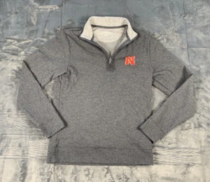 Vineyard Vines Nebraska University Men's XS Gray Quarter Zip Pullover Sweatshirt - Picture 1 of 7