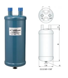 RA-211 1-1/8” Airmender Refrigerant Accumulators Suction - Bild 1 von 2