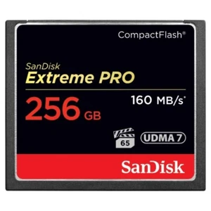 SanDisk Extreme PRO 256GB 160MB/s UDMA 7 VPG-65 Compact Flash Memory Card - Picture 1 of 1