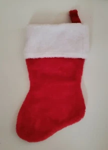 Roter Plüsch Weihnachtsstrumpf, 15 Zoll - Bild 1 von 1