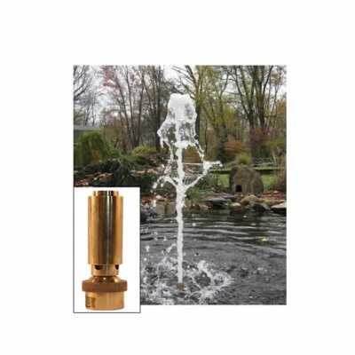 1" Inlet Bronze Aerating Fountain Nozzle - Image 1 of 4