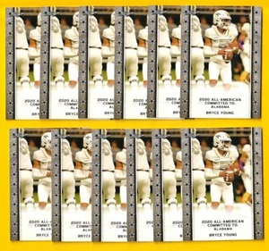 2020 LEAF BRYCE YOUNG LOT OF 12 CARDS ALL AMERICAN #01 ALABAMA CAROLINA PANTHERS - Bild 1 von 1