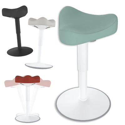 Bürohocker Stehhocker Stehhilfe Drehhocker Bürostuhl höhenverstellbar 140 kg DE - Bild 1 von 4