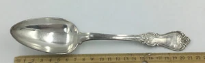 Antique Silver Soup Spoon 830 Gustaf Theodor Folcker w monogram 2.22 Troy oz - Picture 1 of 5