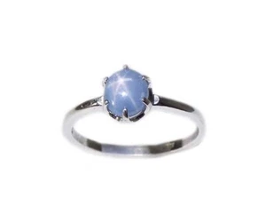 Exquisite Blue Star Sapphire Ring Antique Ancient Persia Sorcery Oracle Prophet - Picture 1 of 9