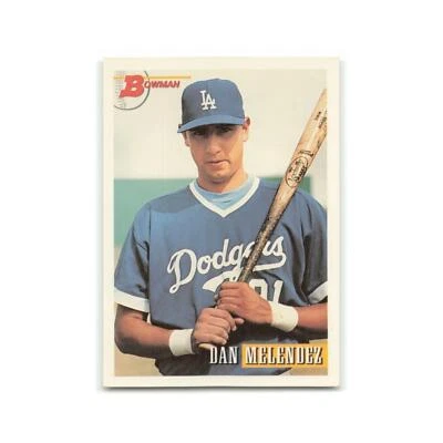 Dan Melendez 1993 Bowman #562 Los Angeles Dodgers Baseball Card NM - Image 1 of 3