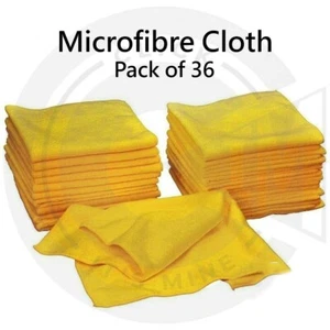 Kirkland Mikrofasertuch gelb 36 ultra Plüsch weich 40 cm Mikrofaser Auto Van - Bild 1 von 4
