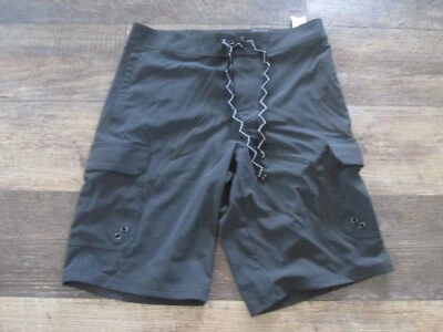 NEW Men's AMERICAN EAGLE stretch boardshorts cargo black sz. S - Image 1 of 4