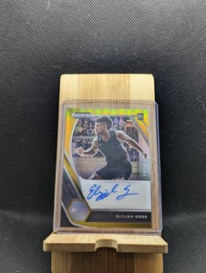 Elyjah Goss 2021-22 Panini Prizm Draft Picks Gold Prizm Auto /10