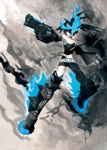 Figma Black Rock Shooter BRSB Inside Figure Huke Selected Aet Works BLK Limited - Picture 1 of 12