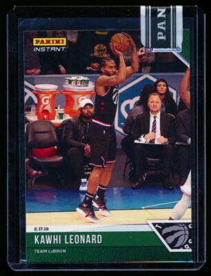 2018-19 PANINI INSTANT ALL-STAR GAME KAWHI LEONARD RAPTORS GREEN #3/10! SEALED! - Image 1 of 2