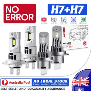 4x H7+H7 LED Combo Headlights High Low Beam Kit Bulbs For Smart Fortwo 2008-2015 - Picture 1 of 14