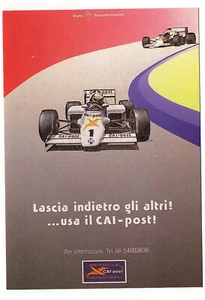 Italy 1987 Race Car Picture Postcard Milano Stamp Philatelic Exposition - Picture 1 of 2