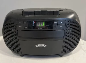 Jensen CD-550 Mini Boombox CD-Radio-Cassette-Aux In-W/Cord-Tested, Works - Picture 1 of 11