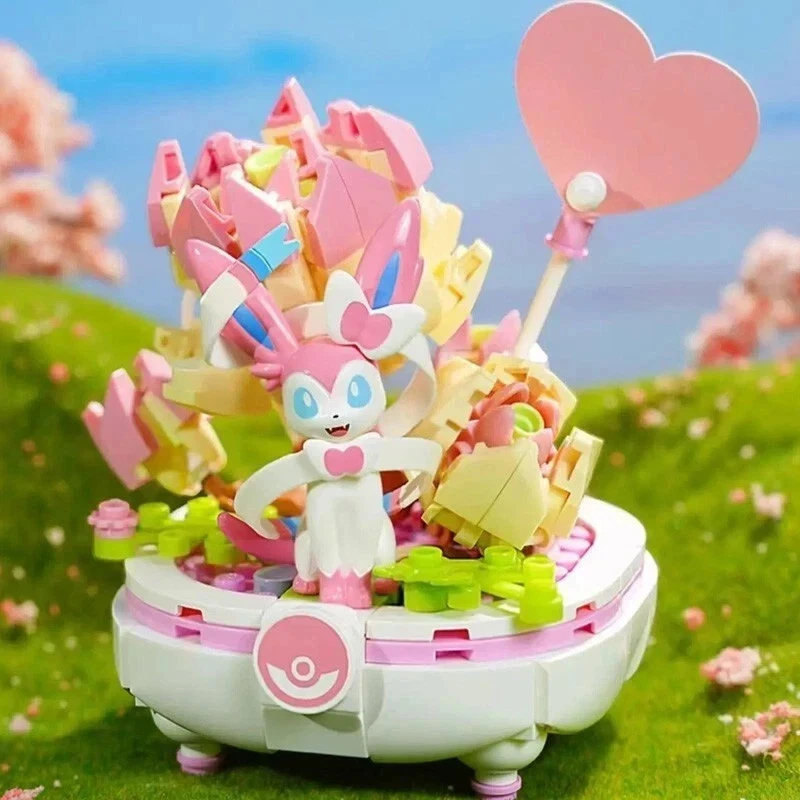 KEEPPLAY Pokemon Keeppley - Feelinara Sylveon Bausteine Figur Original Anime Manga NEU