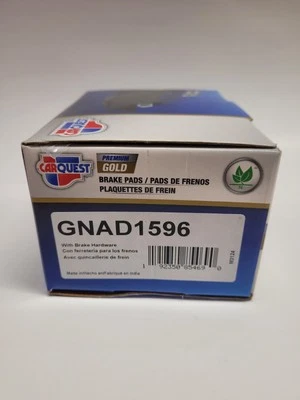 Pastillas de freno traseras de cerámica Dodge Journey/Grand Caravan CARQUEST GNAD1596 Foto 1 de 2