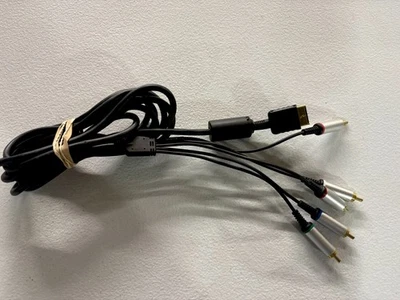 Cable AV Componente Sony Playstation 2 3 HD YPbPr Original PS2 y PS3 Punta Dorada - Imagen 1 de 2