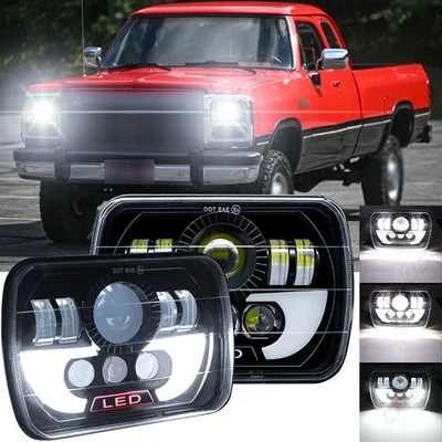 Faros LED alto/bajo haz sellado para Peterbilt 357 378 379 385 1998-2007 7x6 5x7 Foto 1 de 4