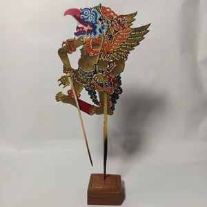 Splendid Quality Wayang Kulit Mini Size Jatayu - The Wayang Puppets Handmade - Bild 1 von 8