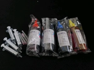 4 x Aomya 100ml Ink Kit Bottles  For HP  - Picture 1 of 3
