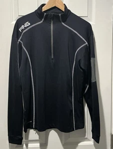 PING Sensor Cool Golf Pullover Shirt 1/4 Zip Activewear Mens Size Medium - Picture 1 of 6