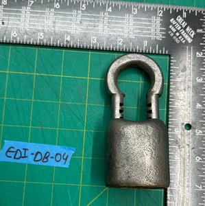 Vintage JHW Climax Vorhängeschloss Schloss Newark NJ USA (ohne Schlüssel) - Bild 1 von 6