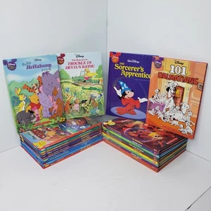 Lot Of 24 Disney's Wonderful World Of Reading Books Scholastic  - Imagen 1 de 8