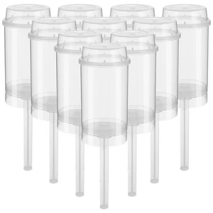 20 Pcs Pushable Cake Holders Diy Push-up Cake Molds Cylinder Shaped Cake Pusher - Picture 1 of 11