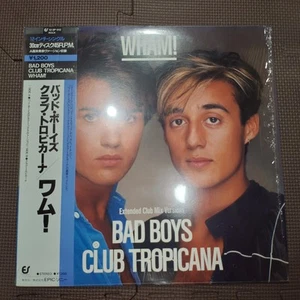 WHAM!-BAD BOYS/CLUB TROPICANA 12・3P-512 JAPAN ORIGINAL ISSUE 12"45 SHRINK!! - Picture 1 of 8