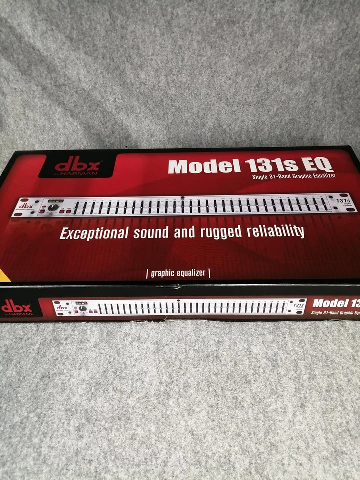 DBX 131s Single Channel EQ 31-Band Graphic Equalizer Good Condition from Japan - Image 1 of 4