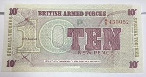 GREAT BRITAIN / BRITISH ARMED FORCES 10 PENCE   1970’s? - Picture 1 of 4