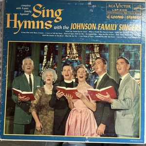 "Sing Hymns with the Johnson Family Singers"....12" Vinyl Record LP - Picture 1 of 4
