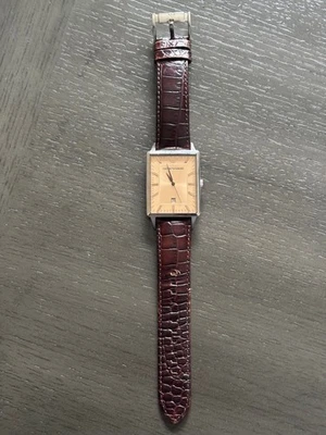 EMPORIO ARMANI AR-2419 MEN'S WATCH WITH LEATHER BAND GOOD CONDITION - Image 1 of 4